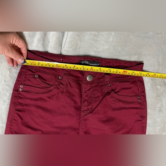 2/$20 Burgundy Jeans Size 6 - Picture 2 of 7
